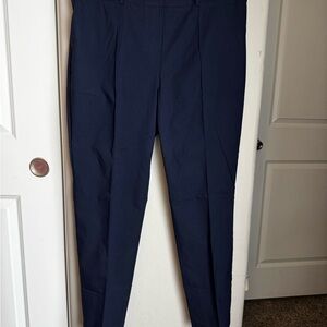 Hilary Radley Women’s Navy Pull-On‎ Tummy Control Work Pants, Size XL